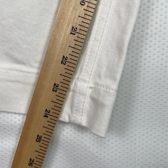 Everlane The Straight Leg High Rise Crop Pant Bone White Plus Size 14 - Picture 10 of 10